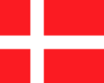 Det danske flag - Dannebrog (lille)