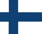 Det finske flag i lille størrelse