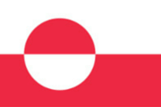 Det Grønlandske flag lille
