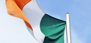 Irsk flagrende flag