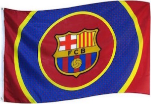 FC Barcelona flag