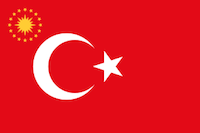 Den Tyrkiske præsidents flag