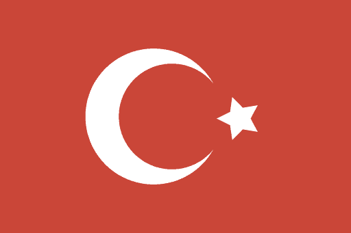 Tyrkiet flag Tyrkiet flag med måne og stjerne