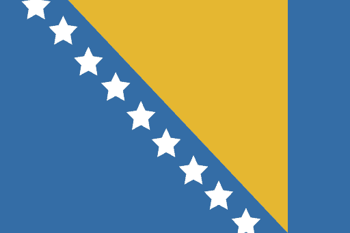 Bosnien og Hercegovina flag