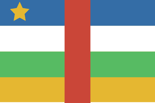 Den Centralafrikanske republik flag Den Centralafrikanske republik flag