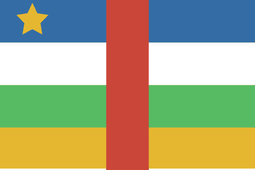 Den Centralafrikanske Republik flag