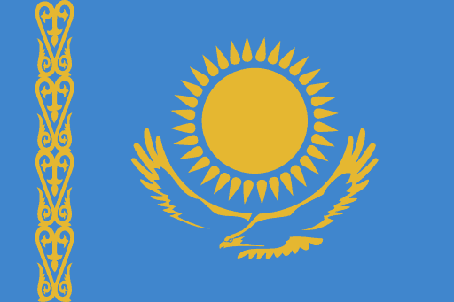 Kazakhstan flag